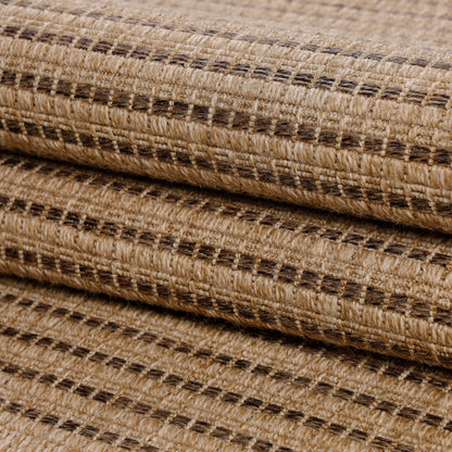 Tapis Naturel aspect jute Beige et Noir