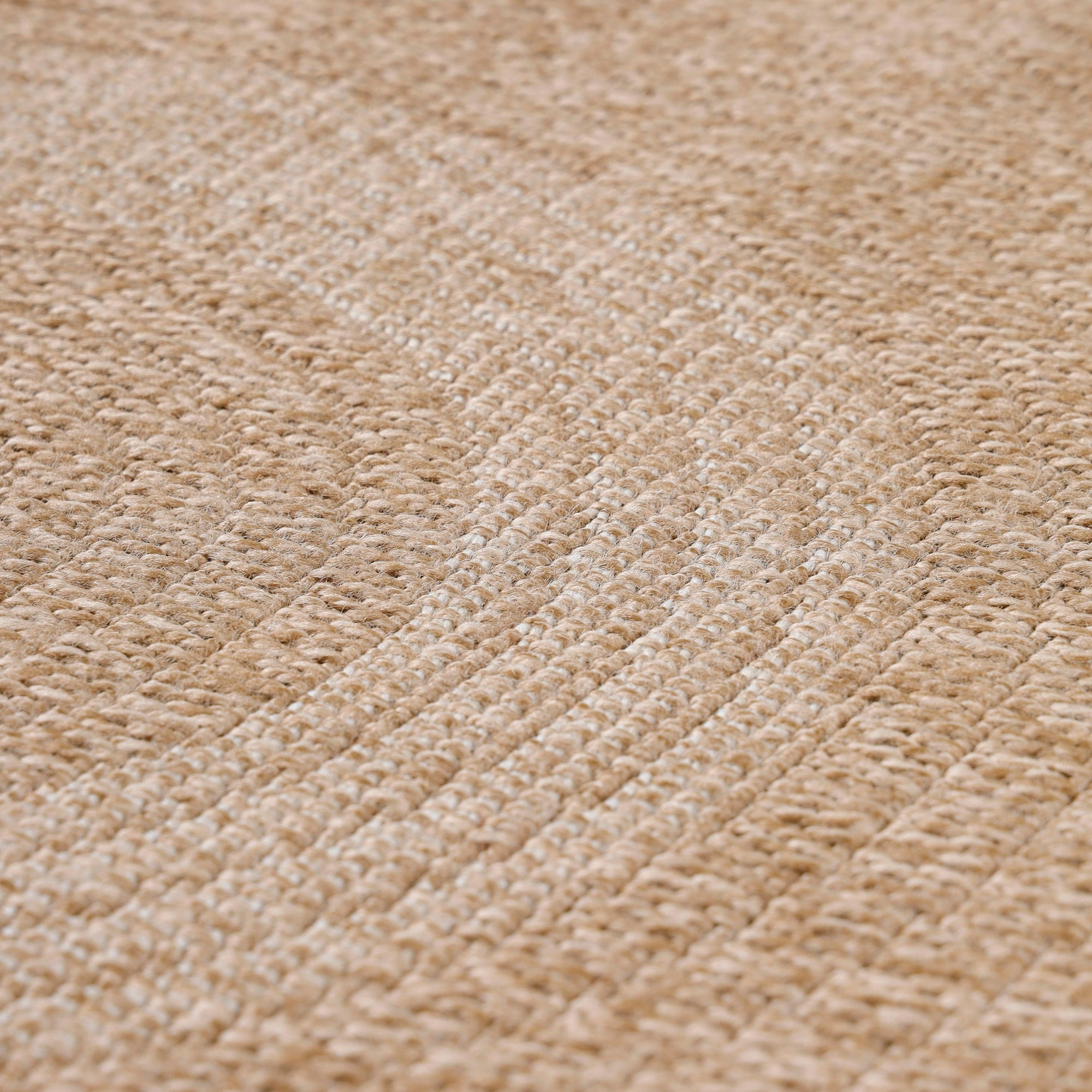 Tapis rond Naturel aspect jute Beige Crème – STUDIO DECO