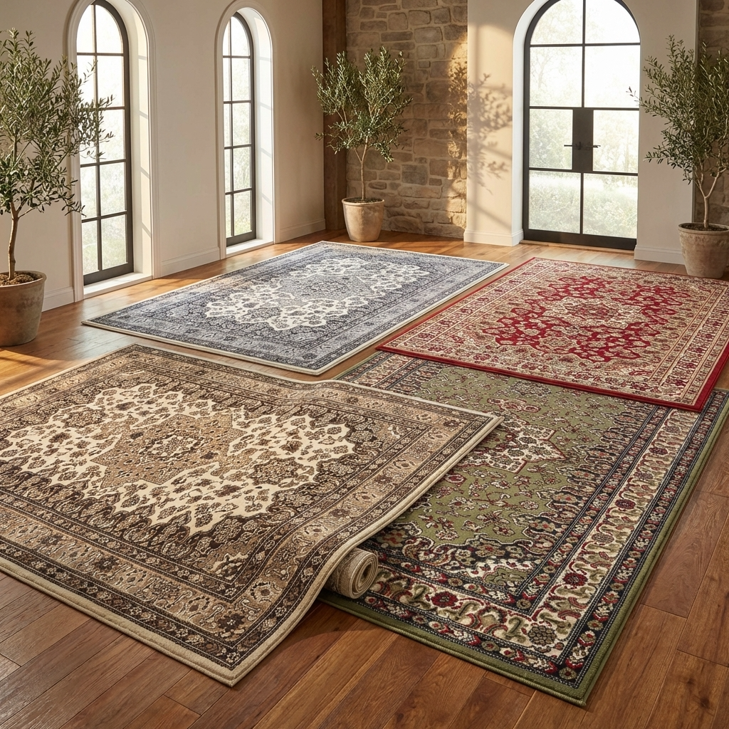 Tapis Oriental Shiraz Vert Multi