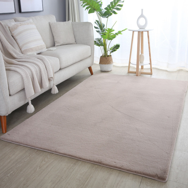 Tapis Fourrure toucher doux - Beige – STUDIO DECO