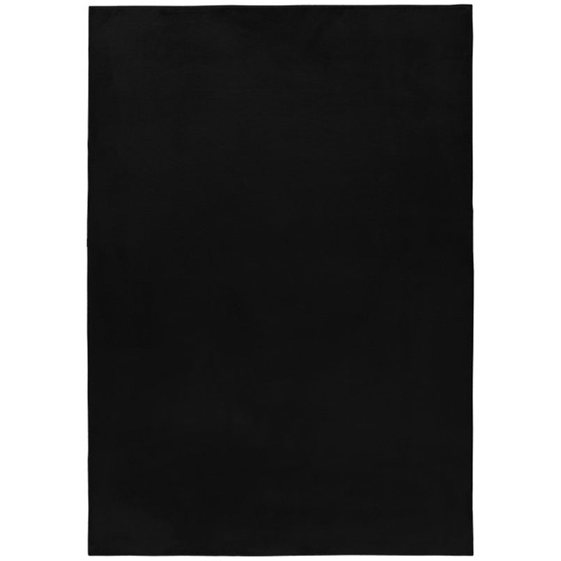 Tapis fausse Fourrure toucher doux - Noir