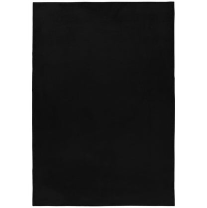 Tapis fausse Fourrure toucher doux - Noir