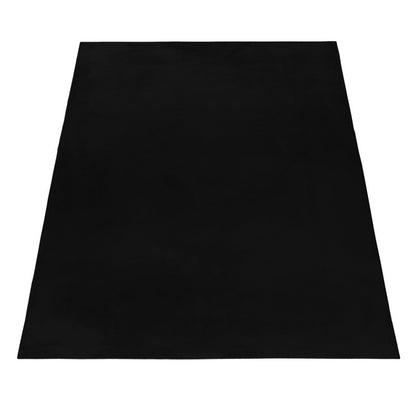 Tapis fausse Fourrure toucher doux - Noir