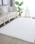 Tapis Fourrure toucher doux - Crème – STUDIO DECO
