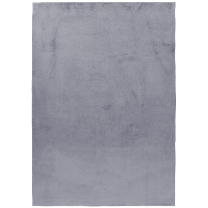 Tapis fausse Fourrure toucher doux - Gris