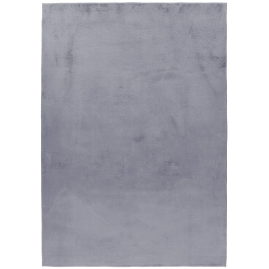 Tapis fausse Fourrure toucher doux - Gris