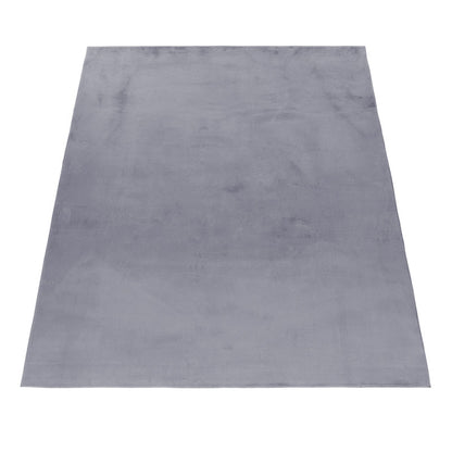 Tapis fausse Fourrure toucher doux - Gris