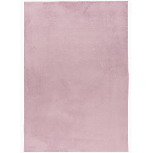 Tapis fausse Fourrure toucher doux - Rose