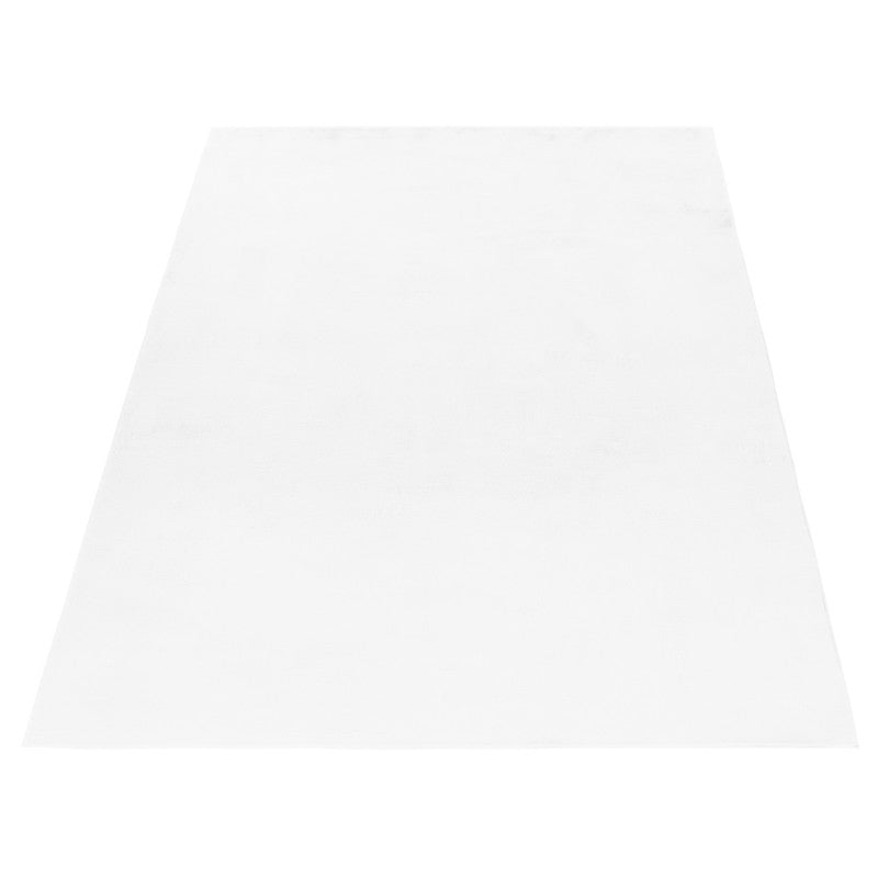 Tapis fausse Fourrure toucher doux - Blanc