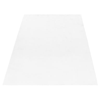 Tapis fausse Fourrure toucher doux - Blanc