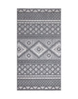 Tapis Intérieur/Extérieur à motif relief vintage Anthracite – STUDIO DECO