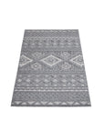 Tapis Intérieur/Extérieur à motif relief vintage Anthracite – STUDIO DECO