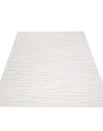 Tapis Intérieur/Extérieur à motif relief Vagues Crème – STUDIO DECO
