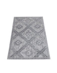 Tapis Intérieur/Extérieur à motif relief Berbère Anthracite – STUDIO DECO