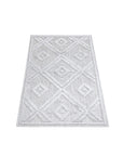 Tapis Intérieur/Extérieur à motif relief Berbère Gris – STUDIO DECO