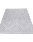 Tapis Intérieur/Extérieur à motif relief Berbère Gris – STUDIO DECO