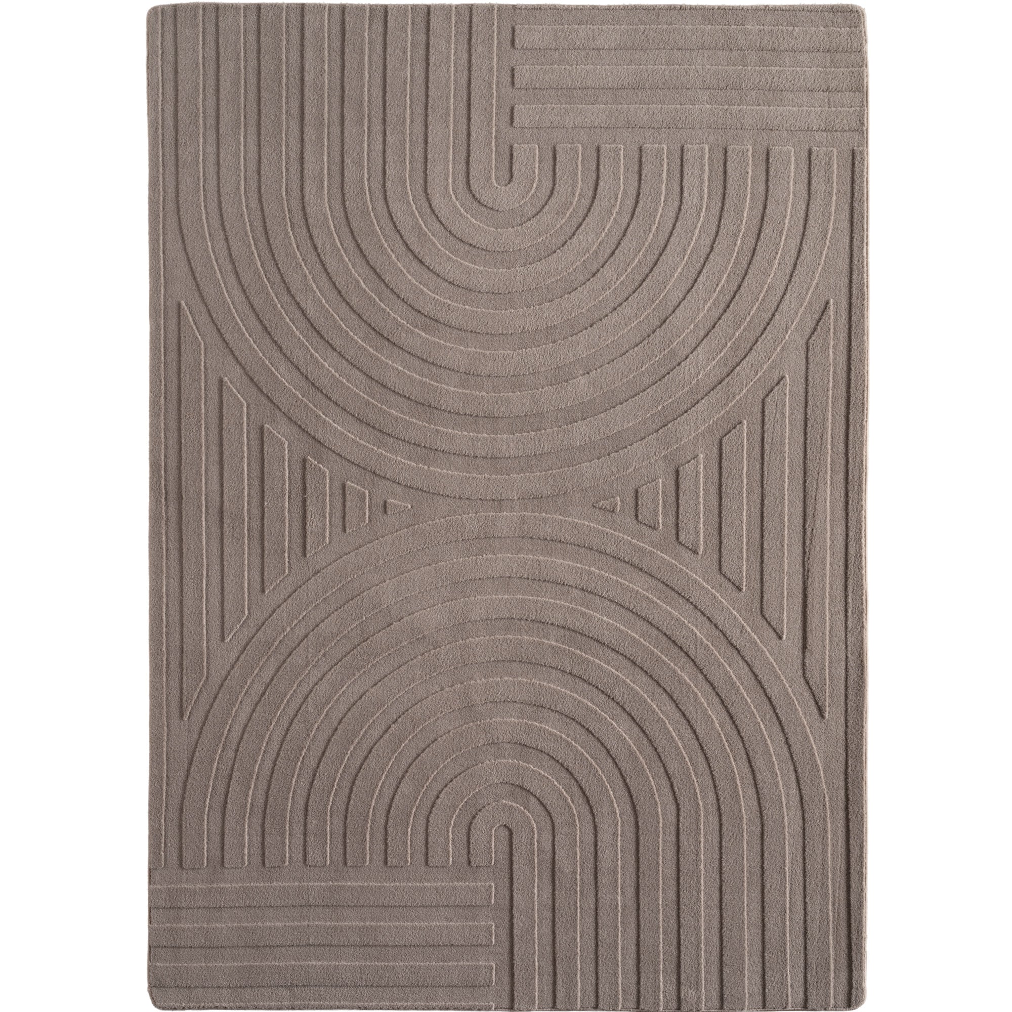 Tapis BARI doux à relief Beige – STUDIO DECO