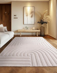 Tapis BARI doux à relief Crème – STUDIO DECO