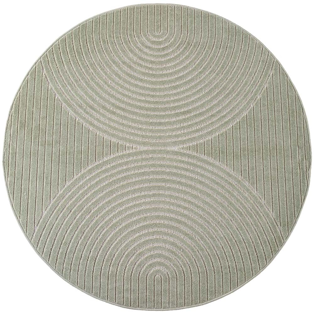 Tapis poils courts à relief PAOLA Vert