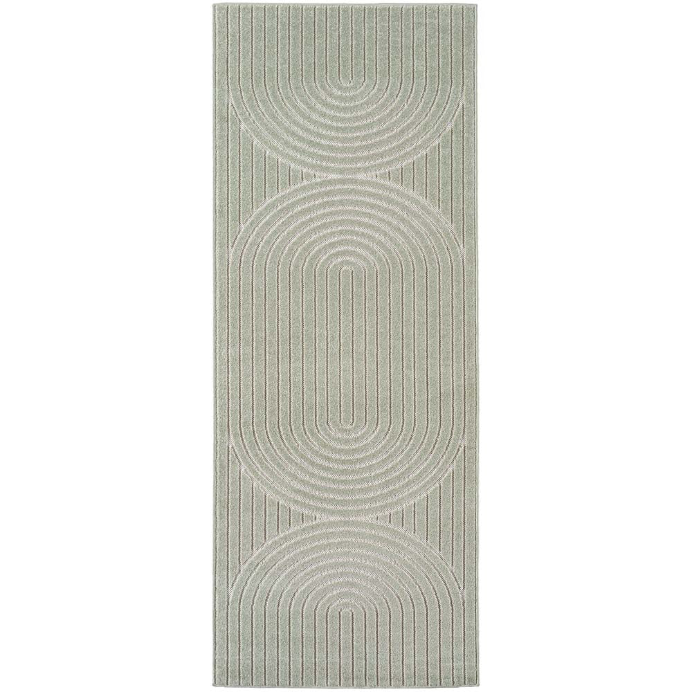 Tapis poils courts à relief PAOLA Vert