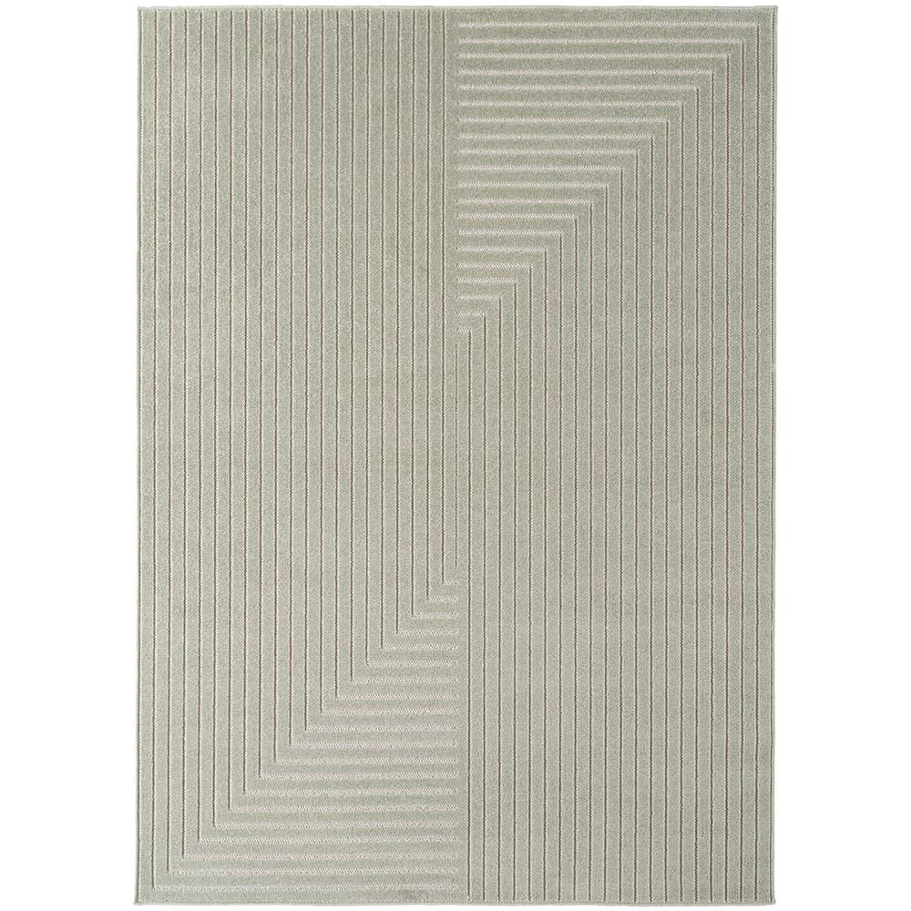 Tapis poils courts à relief NOLAN Vert