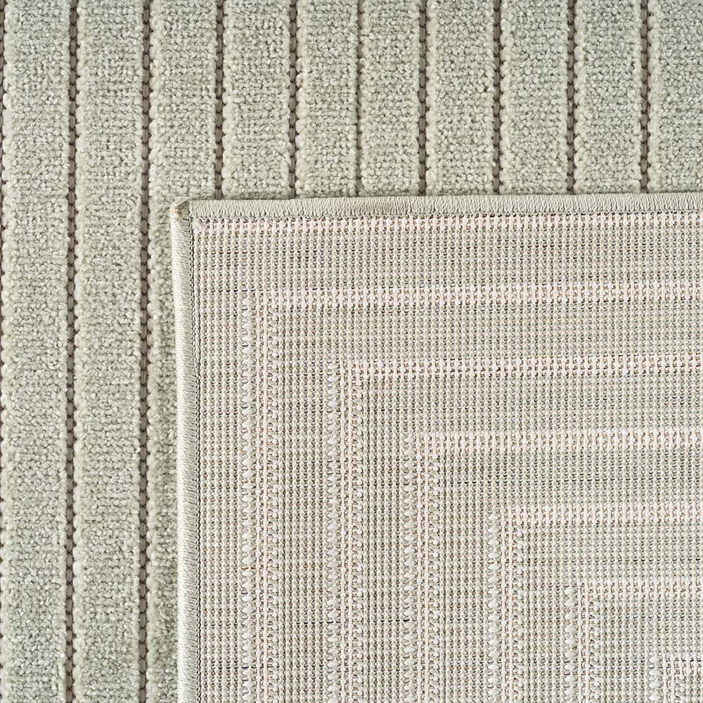 Tapis poils courts à relief NOLAN Vert
