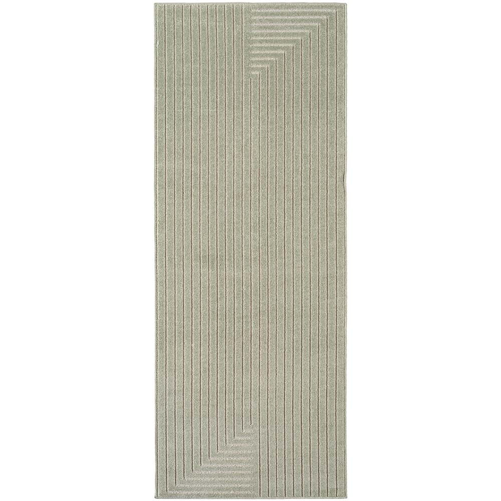 Tapis poils courts à relief NOLAN Vert