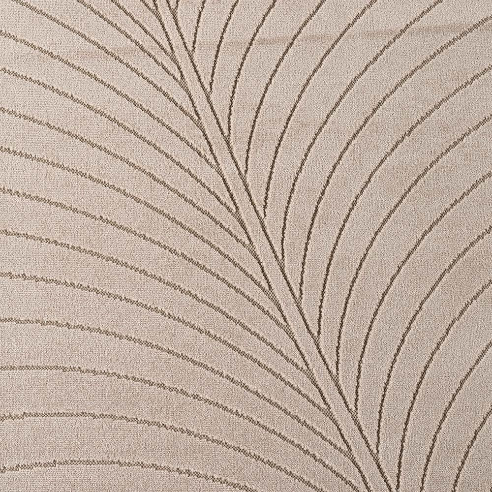 Tapis poils courts à relief FLORA Beige