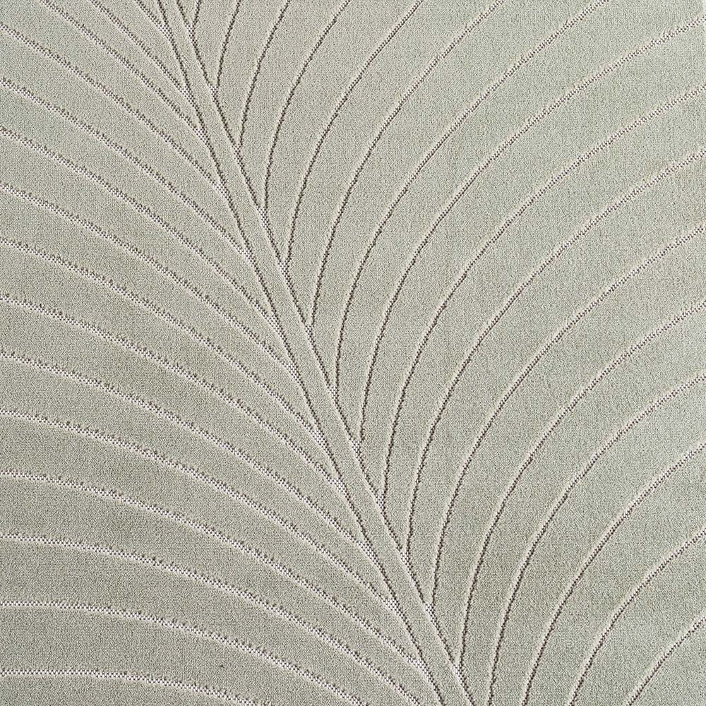 Tapis poils courts à relief FLORA Vert