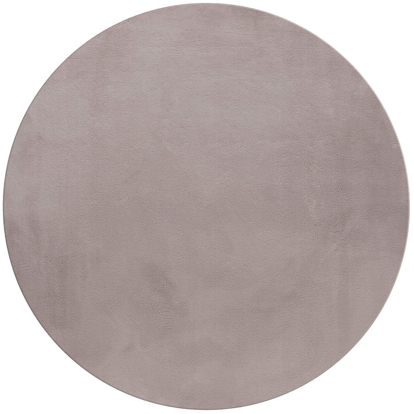 Tapis rond Fourrure toucher doux - Beige – STUDIO DECO