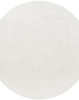 Tapis rond Fourrure toucher doux - Crème – STUDIO DECO