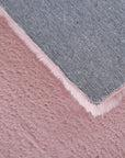 Tapis rond Fourrure toucher doux - Rose – STUDIO DECO