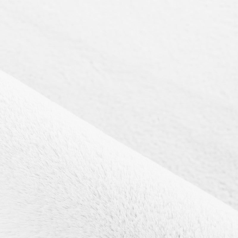Tapis rond Fourrure toucher doux - Blanc – STUDIO DECO