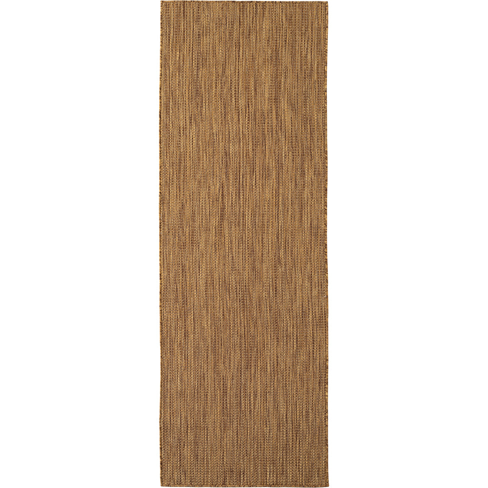 Tapis aspect jute noués Marron