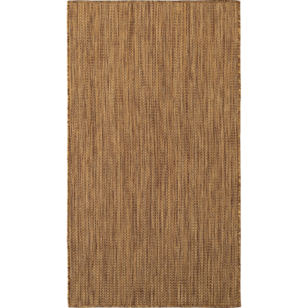 Tapis aspect jute noués Marron