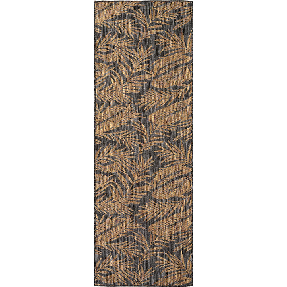 Tapis extérieur noués Noir et Beige
