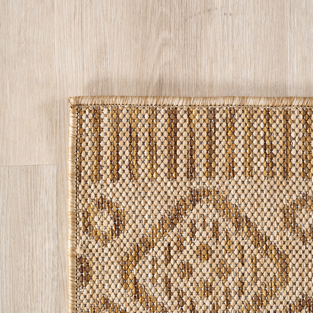 Tapis aspect jute Berbère Beige