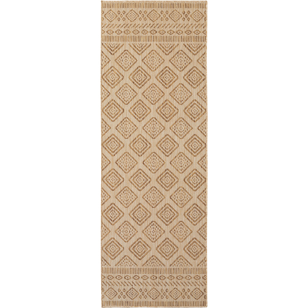 Tapis aspect jute Berbère Beige