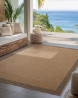 Tapis Aspect jute à contours – STUDIO DECO