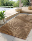 Tapis Aspect jute à motifs palmier – STUDIO DECO