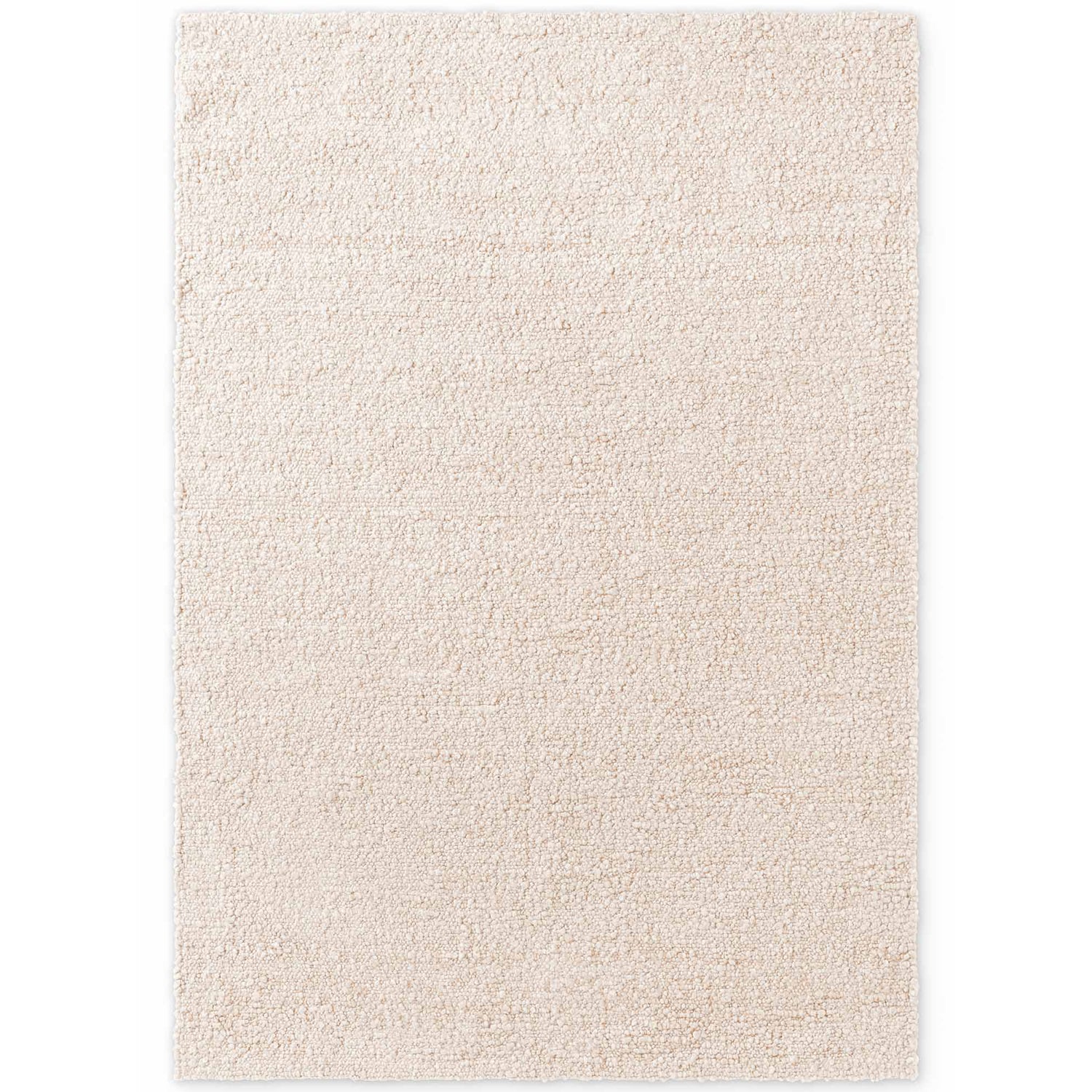 Tapis Doux Bouclés à poils courts Ecru