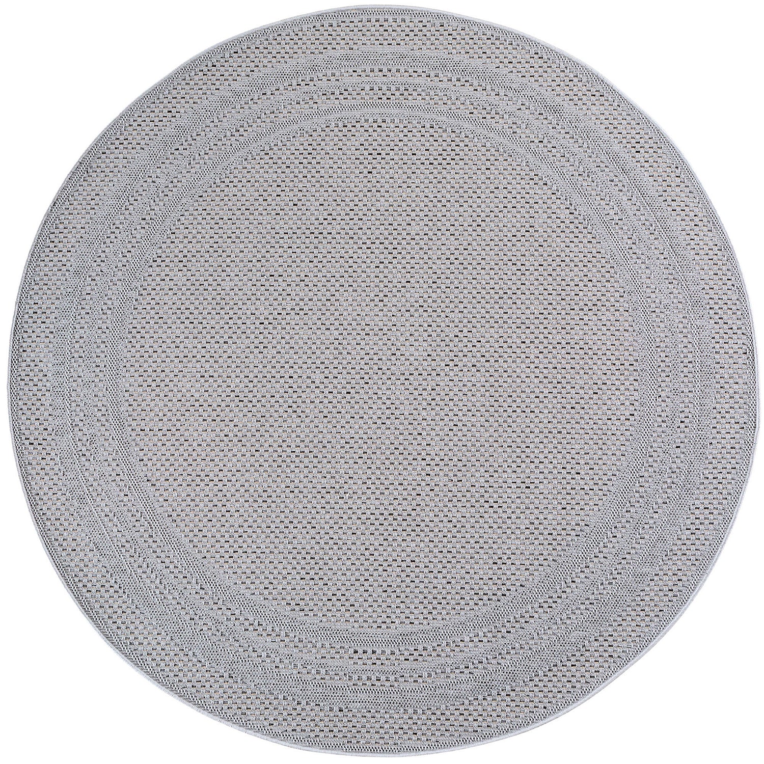 Tapis extérieur rond Gris