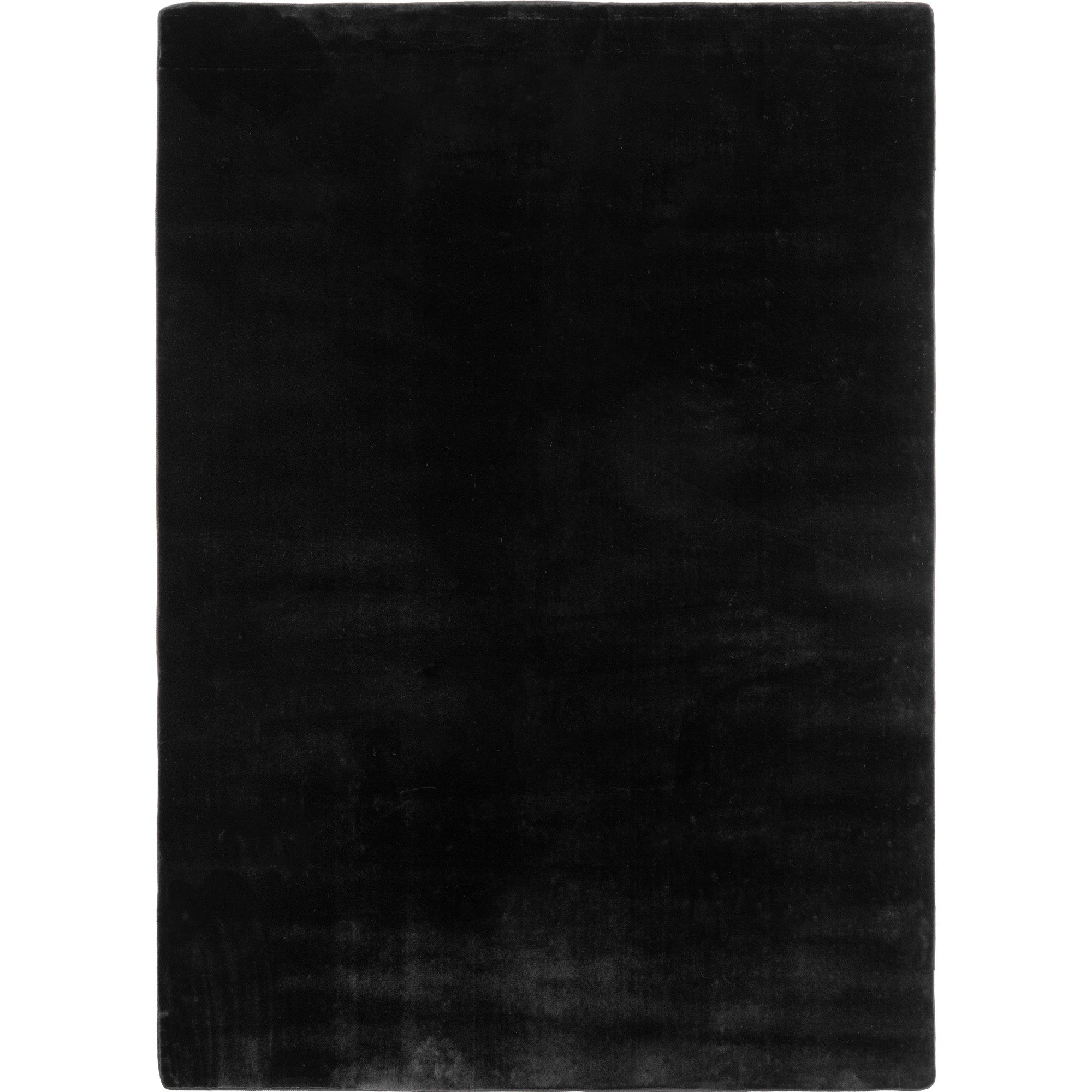 Tapis à poils doux Lavable Noir – STUDIO DECO