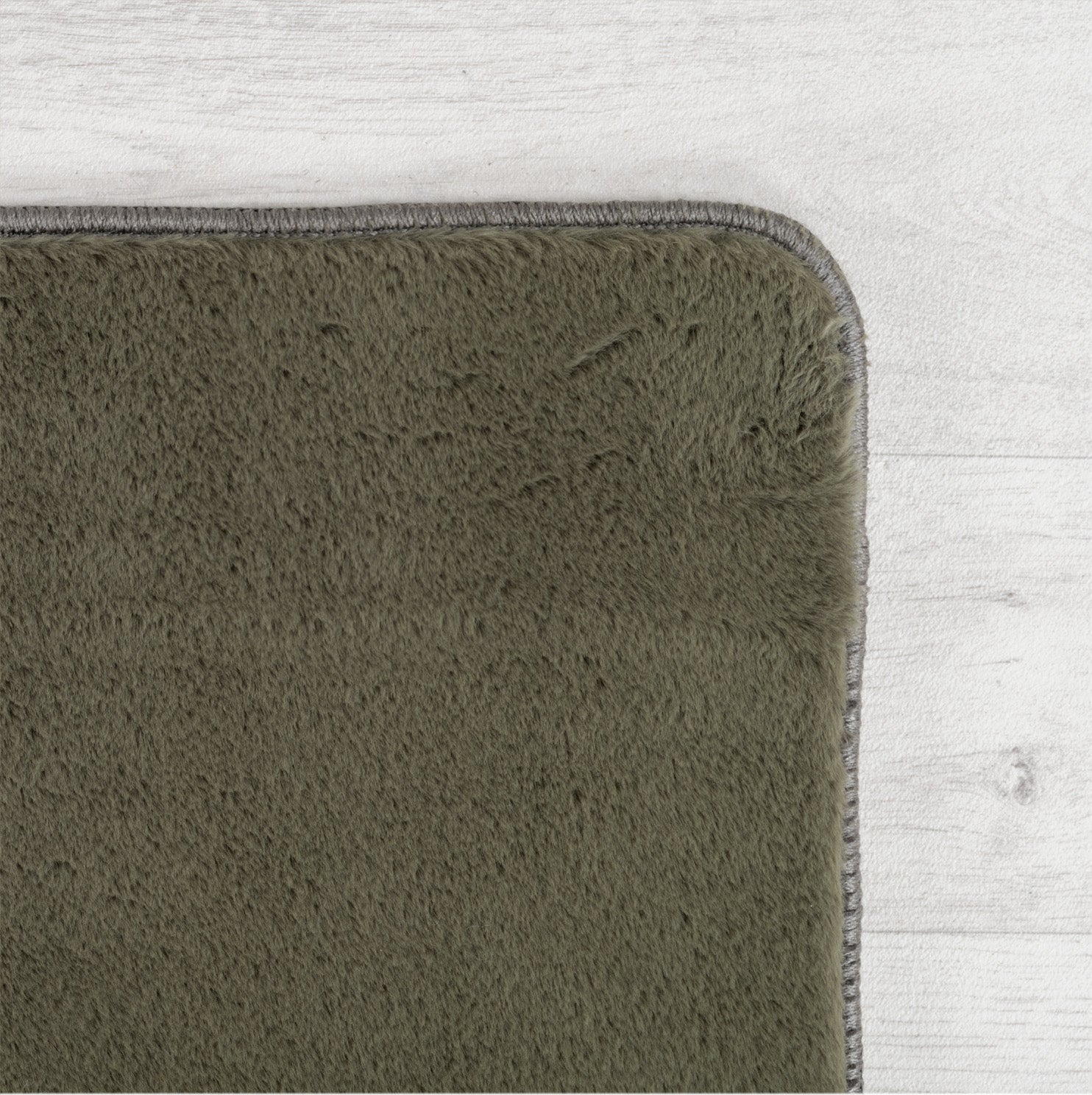 Tapis à poils doux Lavable Vert – STUDIO DECO