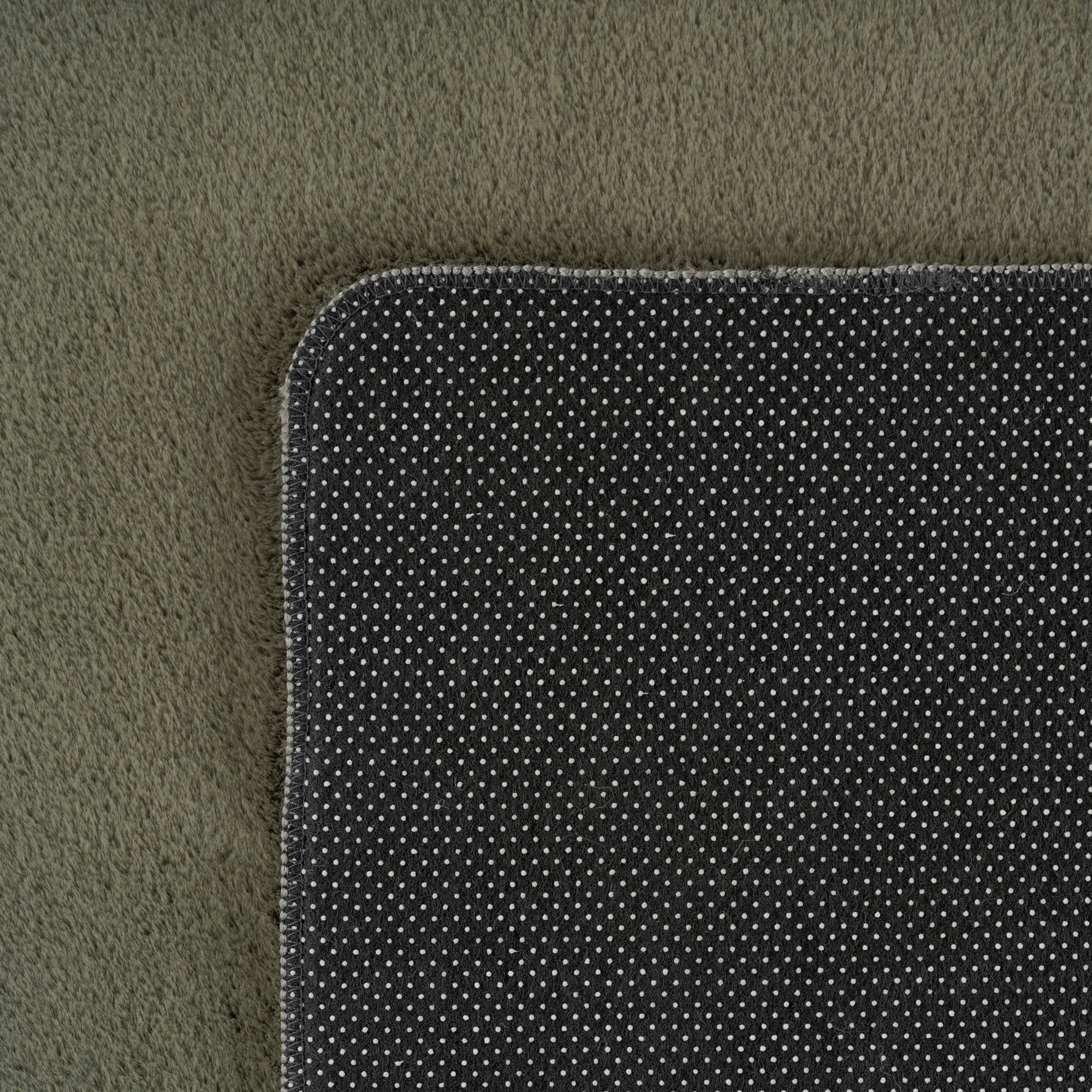 Tapis Rond à poils doux Lavable Vert – STUDIO DECO