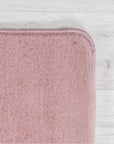 Tapis à poils doux Lavable Rose – STUDIO DECO