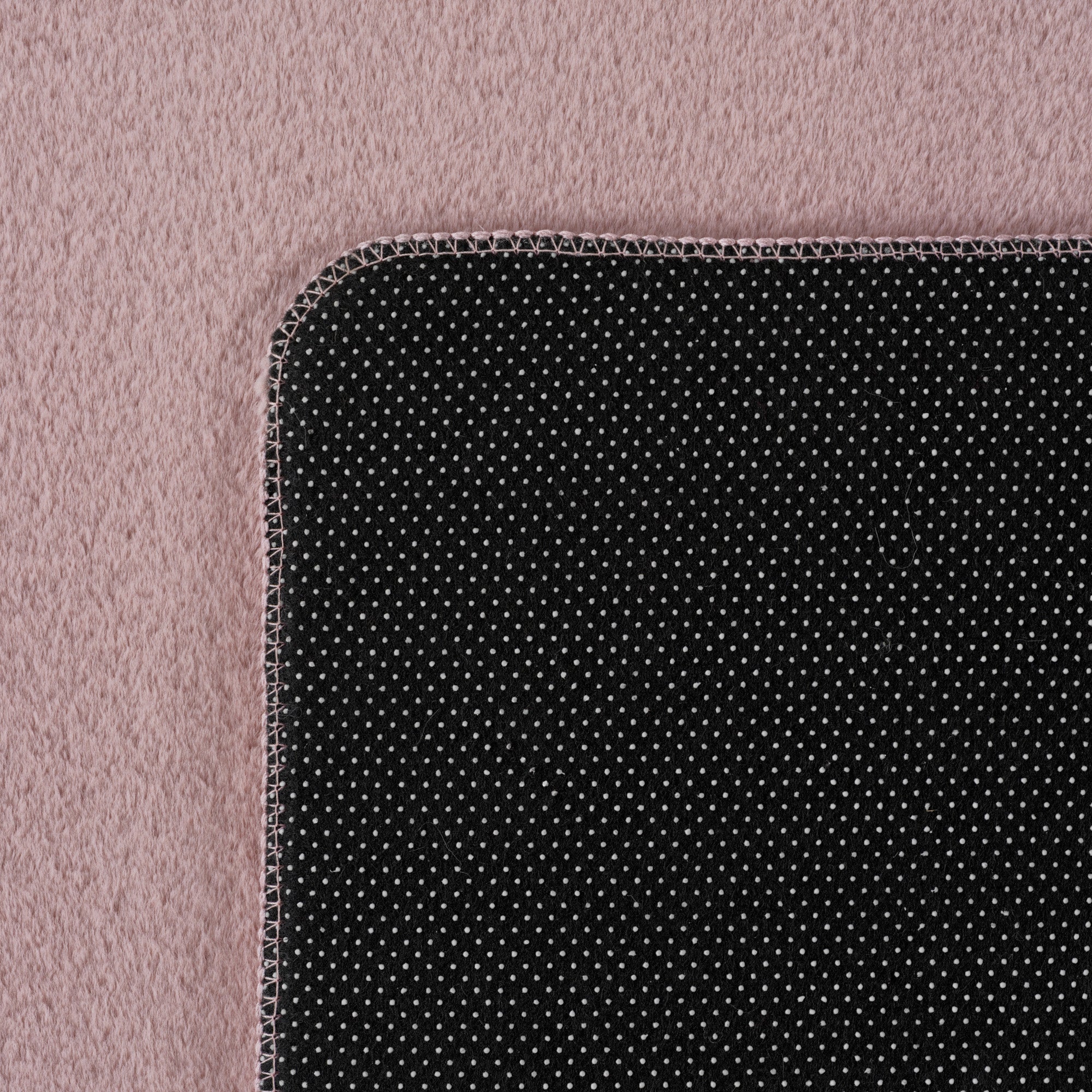 Tapis à poils doux Lavable Rose – STUDIO DECO