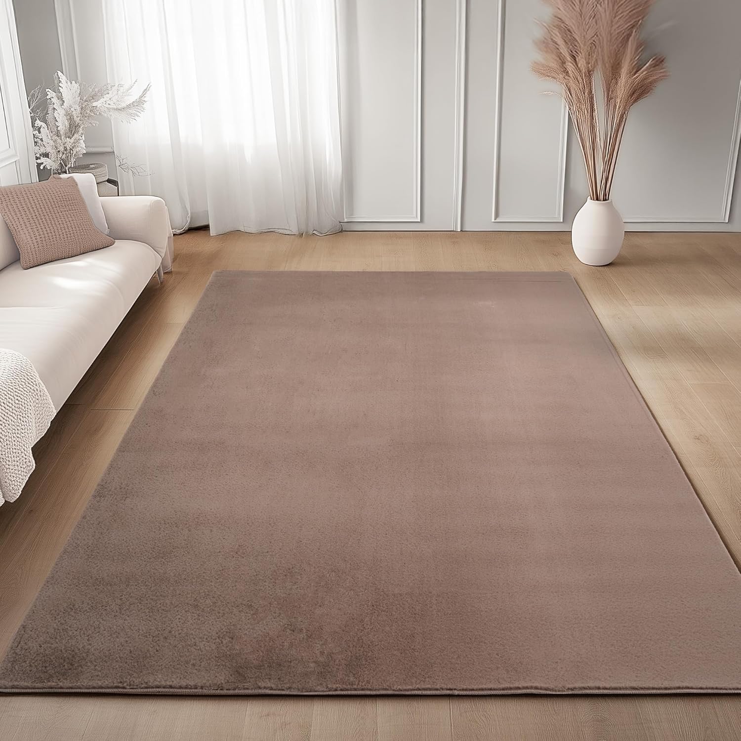 Tapis à poils doux Lavable Mocca – STUDIO DECO
