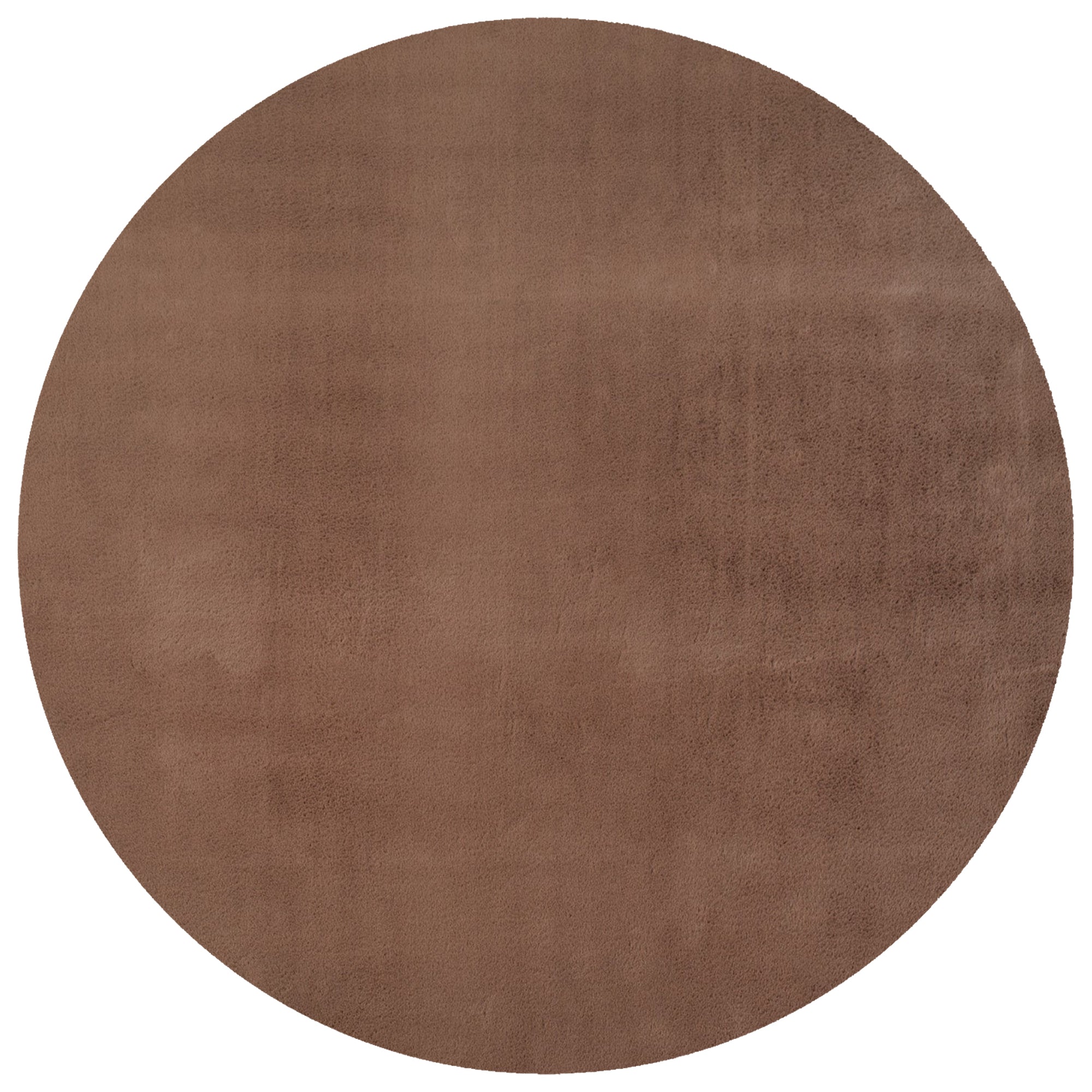 Tapis Rond à poils doux Lavable Mocca – STUDIO DECO