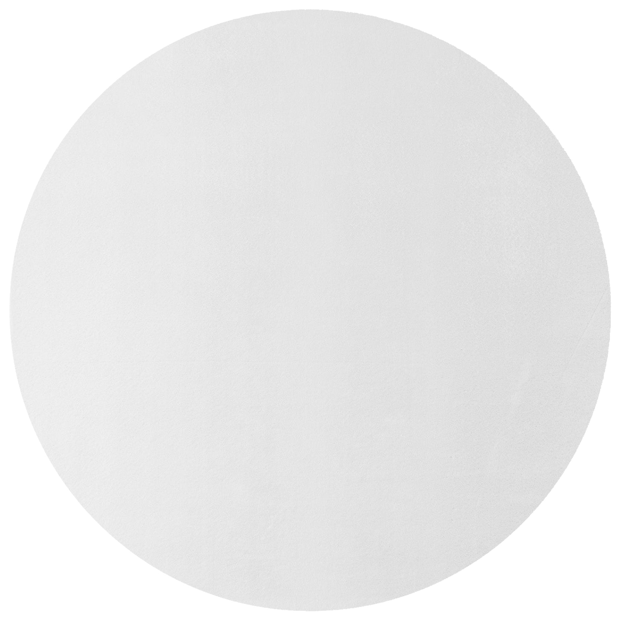Tapis Rond à poils doux Lavable Blanc – STUDIO DECO